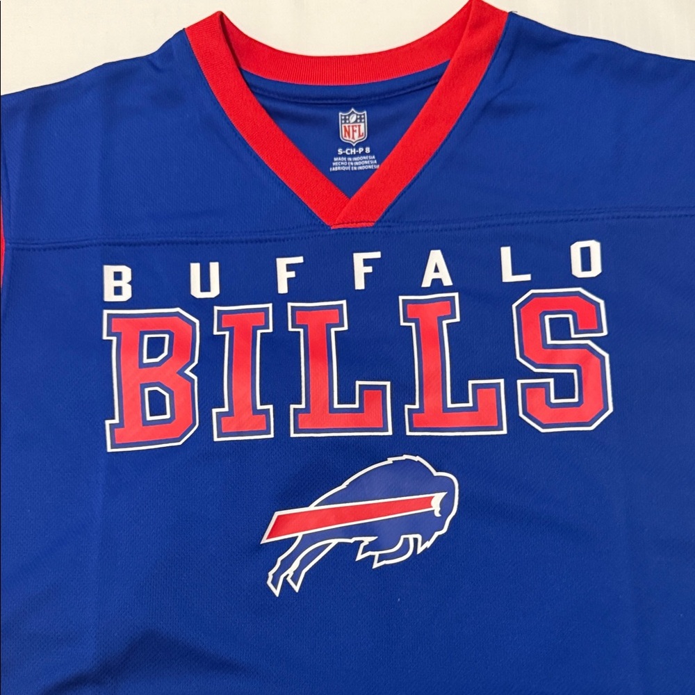 NFL Buffalo Bills Blue and Red Fan Jersey